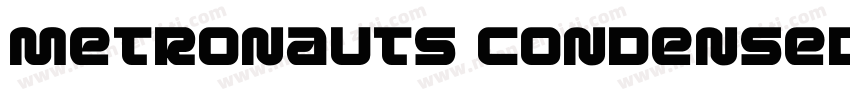 Metronauts Condensed Condensed字体转换
